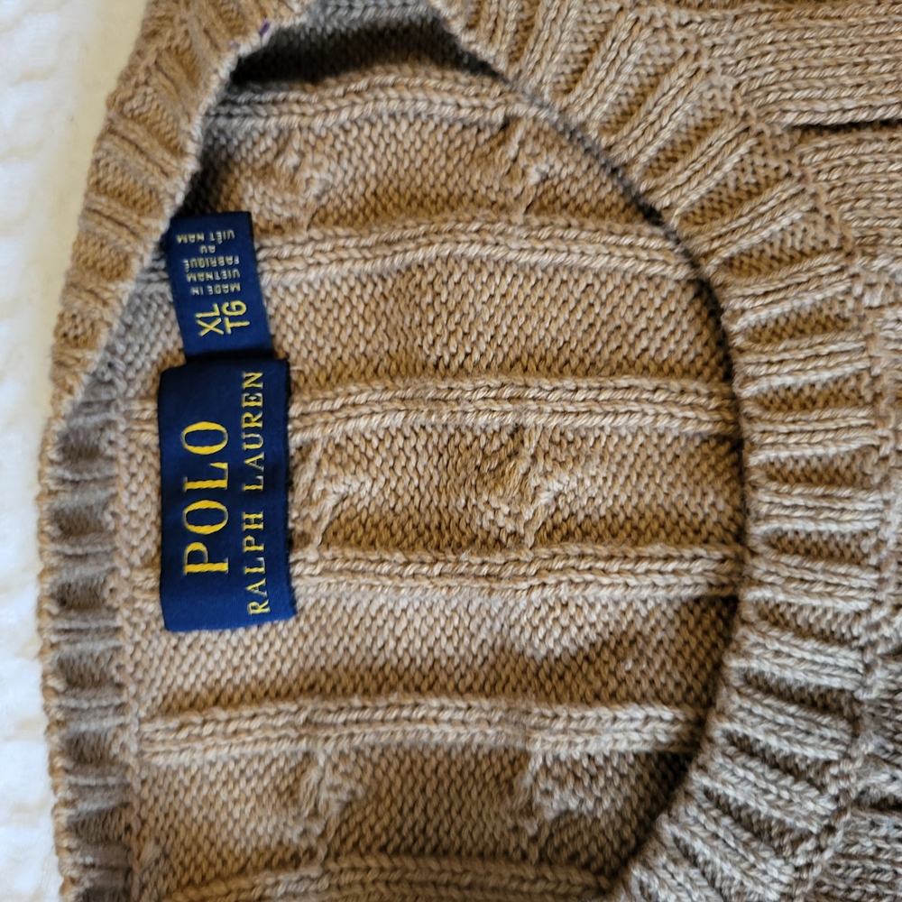 Polo by Ralph Lauren Men's Tan Sweater